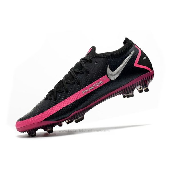 Nike Phantom GT Elite FG Negro Plata Rosa